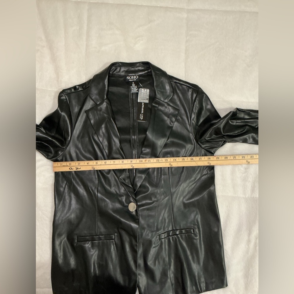 Soho Black Women's Blazer - Picture 4 of 6